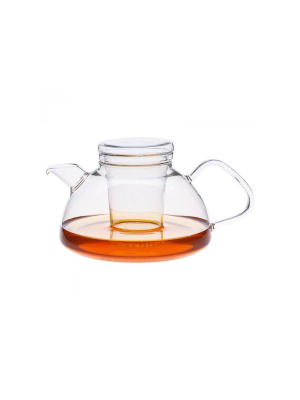 Nova Glass Teapot With Glass Strainer