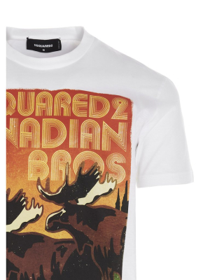 Dsquared2 Graphic Print Crewneck T-shirt