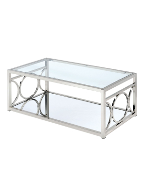 Nora Coffee Table Chrome - Iohomes