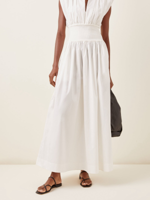 Ribbed Cotton Maxi Dress