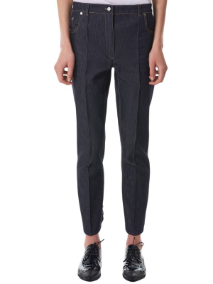 Flare-hem Trousers (r1ca26-cm-indigo)