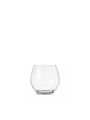 Curved Glass Tumbler 13 Oz (set Of 6)