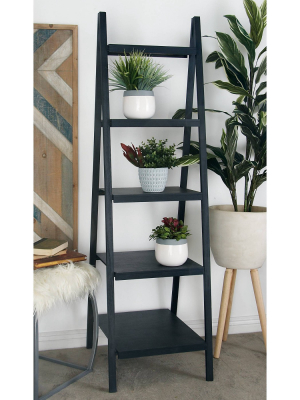 Wood Ladder Bookshelf - Olivia & May