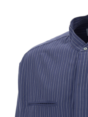 Ambush Striped Collarless Shirt