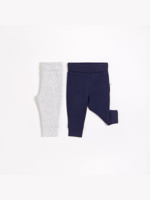 Navy & Grey Essential Leggings 2 Pack