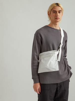 Aaf Flat Shoulder Bag In White (s)