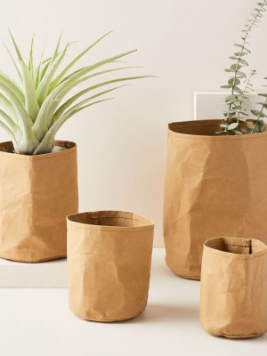 Crinkle Baskets - Brown