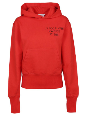 Helmut Lang Logo Print Hoodie