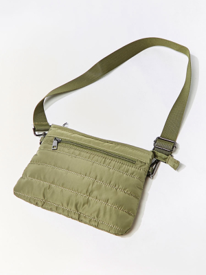 Channel-stitched Crossbody Bag