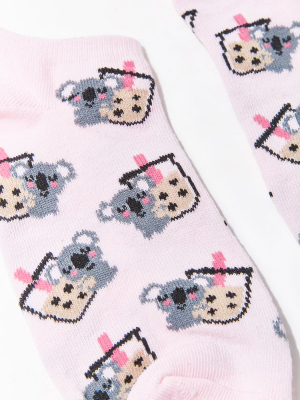 Boba Koala Ankle Socks