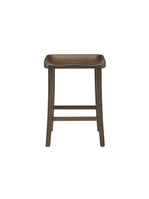 Tulip Bar Stool Set - Black Walnut