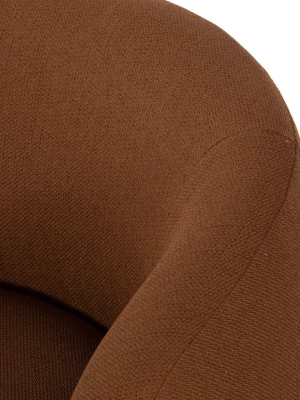 Sandy Swivel Chair, Patton Burnish