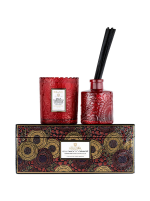 Goji Tarocco Orange Candle & Diffuser Gift Set