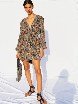 Printed Formentera Mini Dress