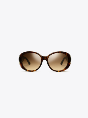 Fleming Oval Sunglasses