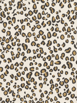 Classic Simple Leopard Print Wallpaper By Walls Republic