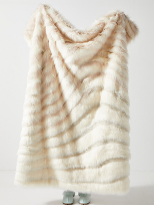 Janelle Faux Fur Throw Blanket