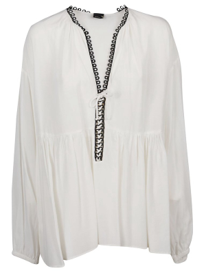 Pinko Contrast Trim Blouse