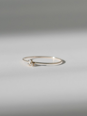 Tri-cluster Diamond Ring