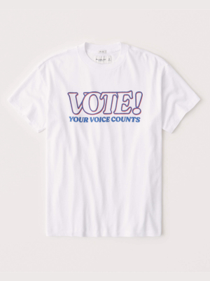 Vote Relaxed Graphic Tee