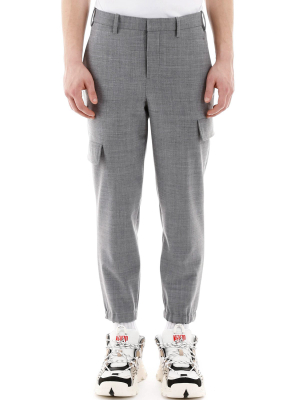 Neil Barrett Multi-pocket Cropped Pants