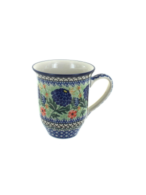 Blue Rose Polish Pottery Sofia Large Coffee Mug