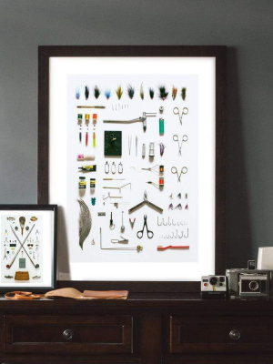 Fly Tyer Art Print