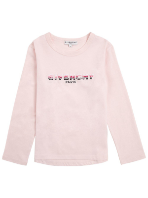 Givenchy Kids Logo Print Crewneck Sweatshirt