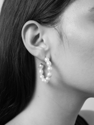 Juliet Hoop Earrings | Sterling Silver