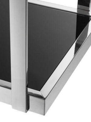 Eichholtz Nesto Bookcase - Silver & Black