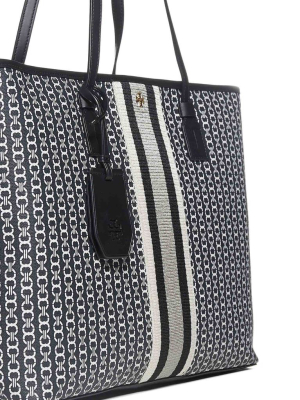 Tory Burch Gemini Link Top-zip Tote Bag