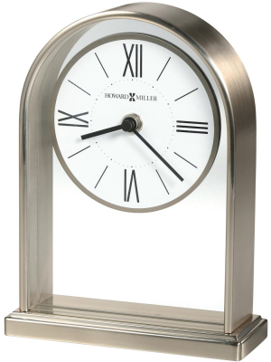 Howard Miller 645826 Howard Miller Jefferson Tabletop Clock 645826 Nickel