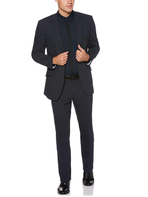 Very Slim Fit Textured Stretch Knit Suit