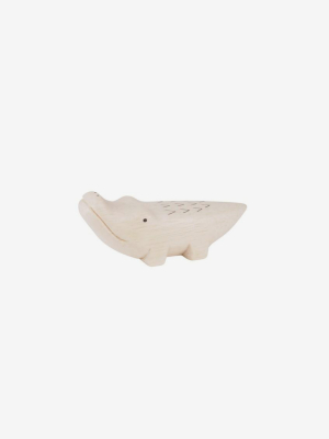 Polepole Miniature Wooden Animals - Crocodile