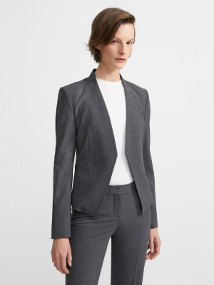 Open Blazer In Stretch Wool