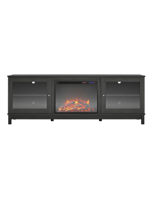 70" Lannon Fireplace Tv Stand - Room & Joy