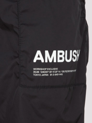 Ambush Logo Printed Cargo Pants
