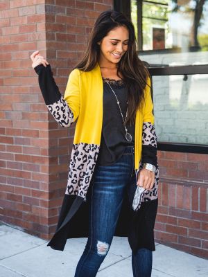 The Briana Cardigan - Yellow