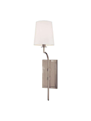 Glenford 1 Light Wall Sconce Antique Nickel