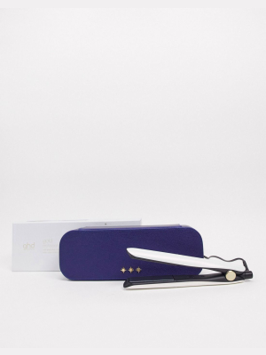 Ghd Gold Flat Iron In Iridescent White Gift Set