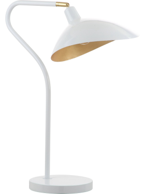 23" Giselleadjustable Table Lamp White (includes Cfl Light Bulb) - Safavieh