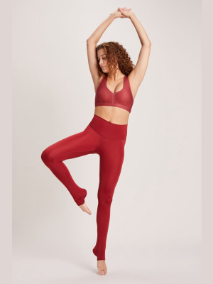 Endless High Waisted Legging - Cabernet