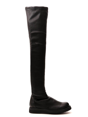 Rick Owens Over The Knee Sock Boots