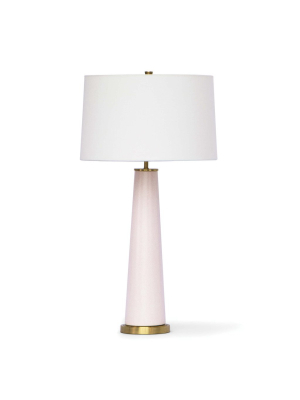 Audrey Ceramic Table Lamp In Blush