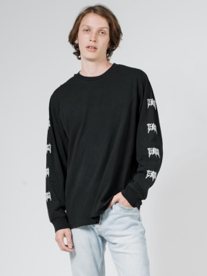 What We Believe Merch Fit Long Sleeve Tee - Black