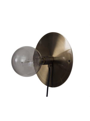 E27 Wall Light Bronze Medium