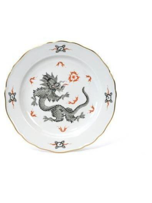 Ming Dragon Black Salad Plate