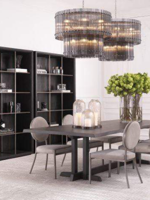 Eichholtz Hennessey Bookcase - Black & Bronze