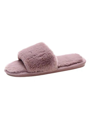 'dulce' Faux Fur Slippers (5 Colors)