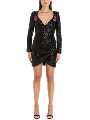 Pinko Sequin Embellished Mini Dress